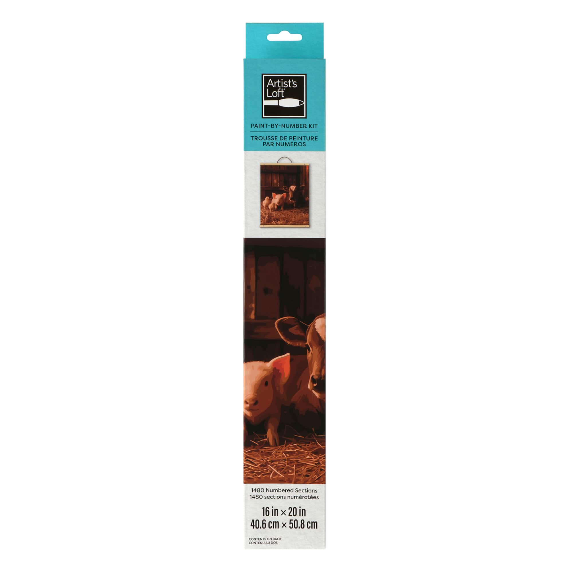 16" x 20" Farm Animals Paint-by-Number Kit by Artist's Loft®